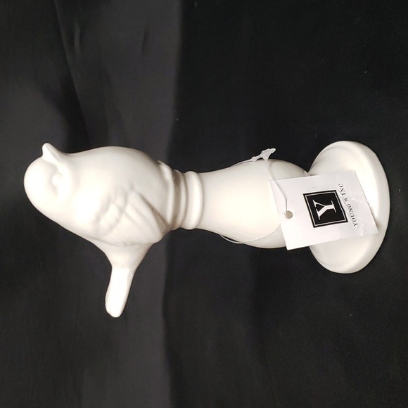 Young's NWT Ivory Ceramic Bird on Perch - Picture 1 of 5